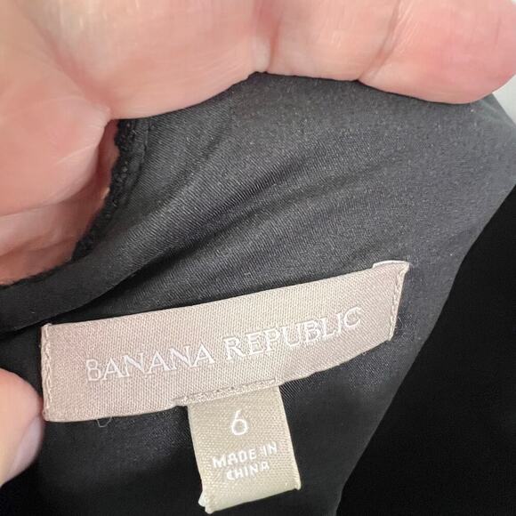 Banana Republic Sleeveless Sheath Wool Blend Lace Dress Size 6 - Picture 3 of 4